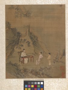 Albumi Garden Scene (muste paperille)