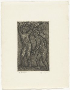 Mies ja nainen harmaassa tekijältä Yo Sugano (signed by artist)