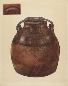 Siideri tai vesikannu, 19351942. tekijältä Yolande Delasser