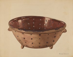 Colander, c. 1936.