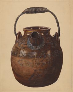 Kannu taikinaa varten, c. 1936. tekijältä Yolande Delasser