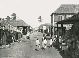 Katukuva Port Royalissa, Jamaikalla, 1895.
