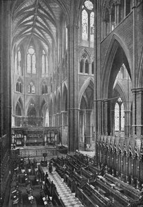 Kuoro ja Apse, Westminster Abbey, 1902