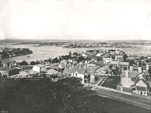 Näkymä North Shoresta, Sydney, Australia, 1895.
