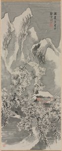 Lumimaisema, c. 1770-luku.