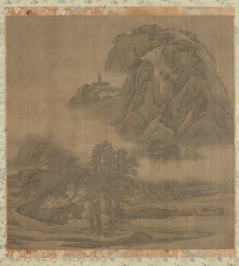 Piknik joen rannalla, Qing-dynastia, 1700-luku. tekijältä Yuan Jiang