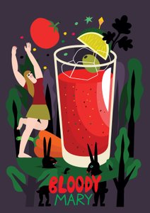 Bloody Mary, 2017 (vektorikuvitus)