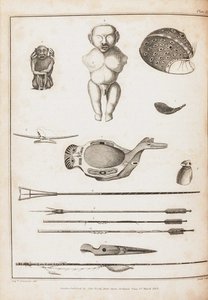 Kuvitus matkasta maailman ympäri vuosina 1803-06, Neva-laivalla, 1814 tekijältä Yuri Fyodorovich Lisyansky