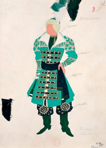 Modest Petrovic Musorgskij:n "Boris Godunovin" Fedorin puvun luonnos (Modest Petrovic Musorgskij)