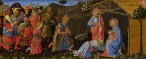 The Adoration of the Magi, n. 1433-1434 tekijältä Zanobi Strozzi