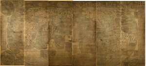 Kunyu Wanguo Quantu Kartta maailman lukemattomista maista, 1602 tekijältä Zhong Wentao