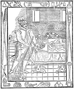 Alessandro Capo Bianco, italialainen sotilasinsinööri tekijältä Ferdinand Georg Waldmuller