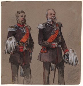 Aleksanteri II Venäjän ja Vilhelm II Preussin tekijältä . .