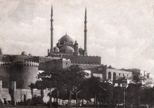 Kairo, Saladinin linnoitus (Egypti). noin 1920 (m/w kuva) tekijältä . .