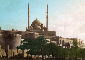 Kairo, Saladinin linnoitus (Egypti). noin 1920 (kuva) tekijältä . .