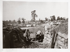 Konfederaation linnoitukset Atlantan edessä, Georgiassa, Yhdysvalloissa tekijältä Ferdinand Georg Waldmuller