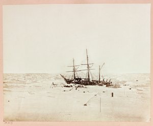 Kapteeni George Naresin (1831-1915) arktinen tutkimusmatka (1875-1876): Floeberg Beach, hälytys talvikortteleissa tekijältä Frederick (attr. to) Barnard