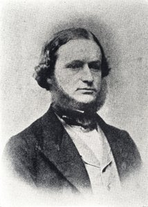 Gustav Kirchhoff, saksalainen fyysikko, n. 1860-luku tekijältä Frederick (attr. to) Barnard
