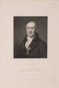 Jean Baptiste Joseph Delambre, ranskalainen tähtitieteilijä, n. 1810-luku tekijältä Frederick (attr. to) Barnard