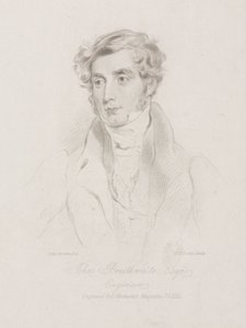John Braithwaite, brittiläinen insinööri, n. 1830 tekijältä Frederick (attr. to) Barnard