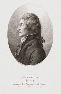 Joseph Louis Proust, ranskalainen kemisti, n. 1795