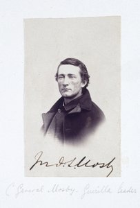 Kenraali Mosbyn muotokuva, konfederaation sissijohtaja, n. 1863 tekijältä Frederick (attr. to) Barnard