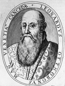 Venetsian suurkanslerin Leonardo Ottobonin (1500-1600-luku) muotokuva, kaiverrus tekijältä William Walcutt