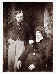 Charles Kirkpatrick Sharpen (1781-1851), skotlantilaisen antiikkimiehen ja taiteilijan muotokuvia tuntemattoman kollegan kanssa tekijältä John Pardon
