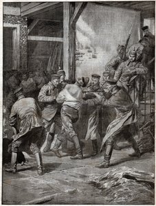 Prisonniers russes riipus la Iere Guerre Mondiale. Venäjän vankeja ensimmäisen maailmansodan aikana. tekijältä Ferdinand Georg Waldmuller