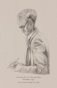 Professori W E S Turner, marraskuu tekijältä Frederick (attr. to) Barnard