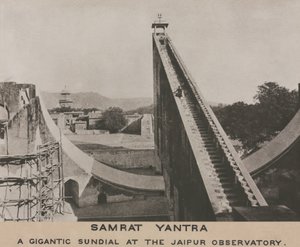 Samrat Yantra Jaipurin observatoriossa Intiassa tekijältä Frederick (attr. to) Barnard