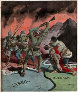 Serbie-riipus la Iere Guerre. Serbia ensimmäisen maailmansodan aikana. tekijältä Ferdinand Georg Waldmuller