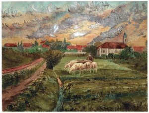 Lammasparvi, noin 1910 tekijältä . .