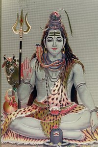Shiva, hindujen muutoksen tai tuhon jumala.