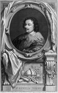 Sir Kenelm Digby, englantilainen kirjailija, merivoimien komentaja ja diplomaatti, n. 1645 tekijältä Frederick (attr. to) Barnard