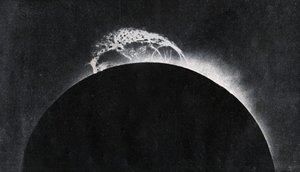 Auringonpurkaus kuvattiin vuonna 1929. (tuloste) tekijältä . .