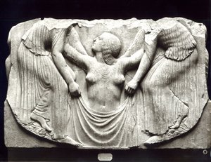 "Ludovisi-valtaistuin" tai "Venuksen valtaistuin", Villa Ludovisista (marmori) (m/v kuva)