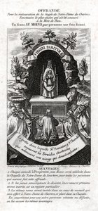 Druidien palvoma Neitsyt Maria. noin 1850 (kaiverrus) tekijältä . .