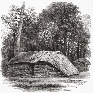 Kota, jossa Sir David Livingstone kuoli 1. toukokuuta 1873 tekijältä . .