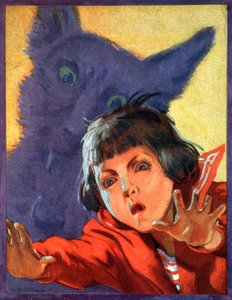 Ihmissusi. 1923 (kaiverrus) tekijältä . .