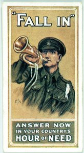 Iso-Britannia : Tupakkakortit - WW1 Rekrytointi tekijältä Ferdinand Georg Waldmuller