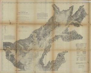 Chesapeake Bay sen päästä Potomac-joelle tekijältä United States Coast Survey