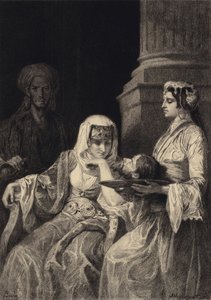 Herodias ja Johannes Kastajan pää tekijältä after Albert Robida