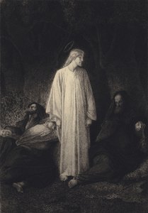 Jeesus ja nukkuvat opetuslapset tekijältä after Albert Robida