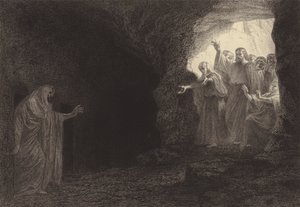 Lasarus, tule esiin! tekijältä after Albert Robida