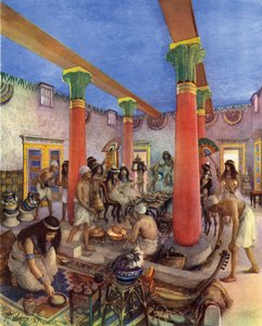 Kotielämää muinaisessa Egyptissä