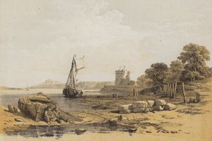 Barnbouglen linna (chromolitho)