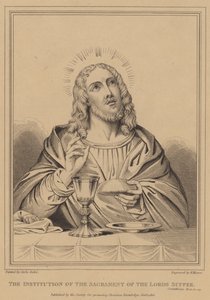 Herran ehtoollisen sakramentin laitos, korinttilaisille tekijältä after Carlo Dolci