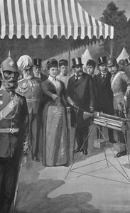 Walesin prinsessa ampui ensimmäisen laukauksen Bisleyssä, 12. heinäkuuta 1890