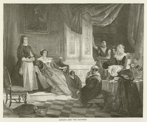Sancho ja herttuatar tekijältä after Charles Robert Leslie